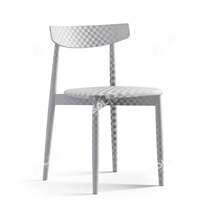 Modern Miniforms Claretta Chairs 3D model image 5