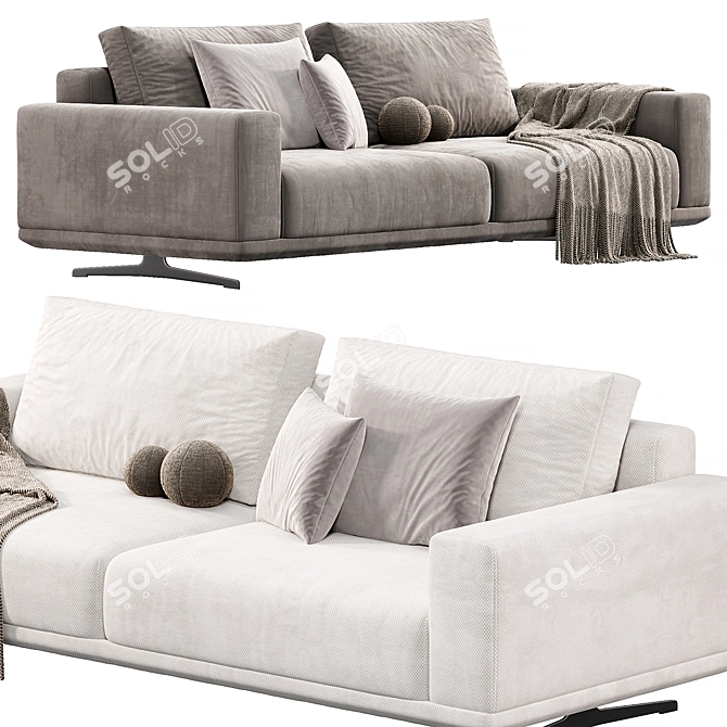 Modern Zillis Sofa by skdesign 3D model image 2