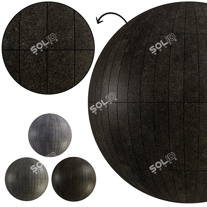 **Substance Stone Collection Tiles Set** 3D model image 1