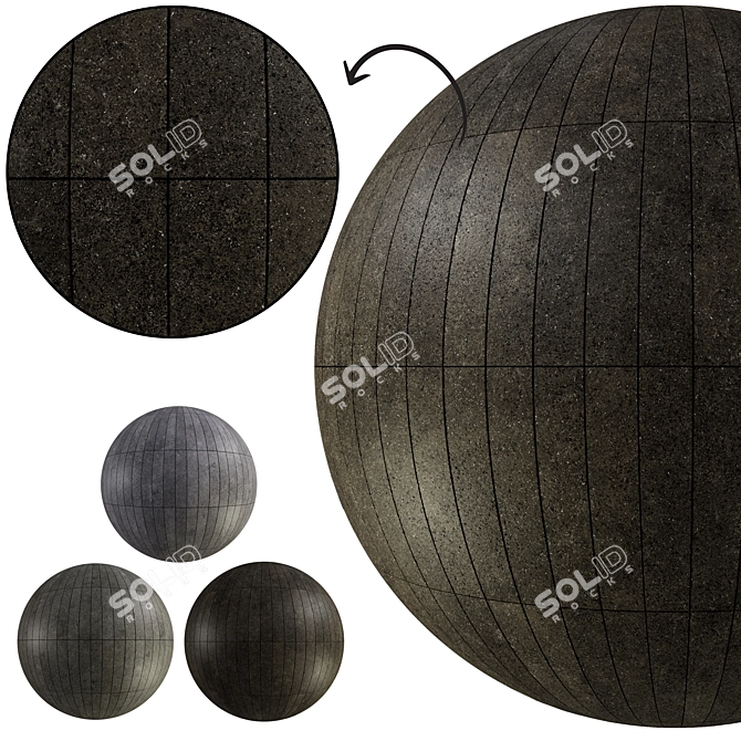 **Substance Stone Collection Tiles Set** 3D model image 7