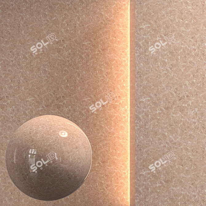 Seamless Roughness Stone Texture 3D model image 1