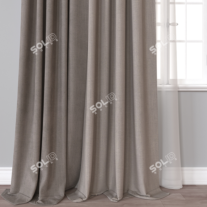  Curtains 716 with 3D Models 3D model image 2