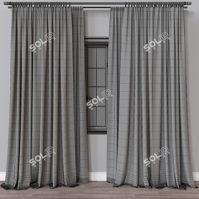  Curtains 716 with 3D Models 3D model image 4