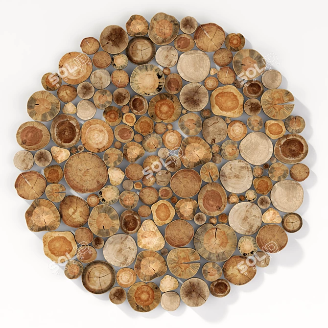 Smooth Geometry 3D Model Texture 3D model image 1