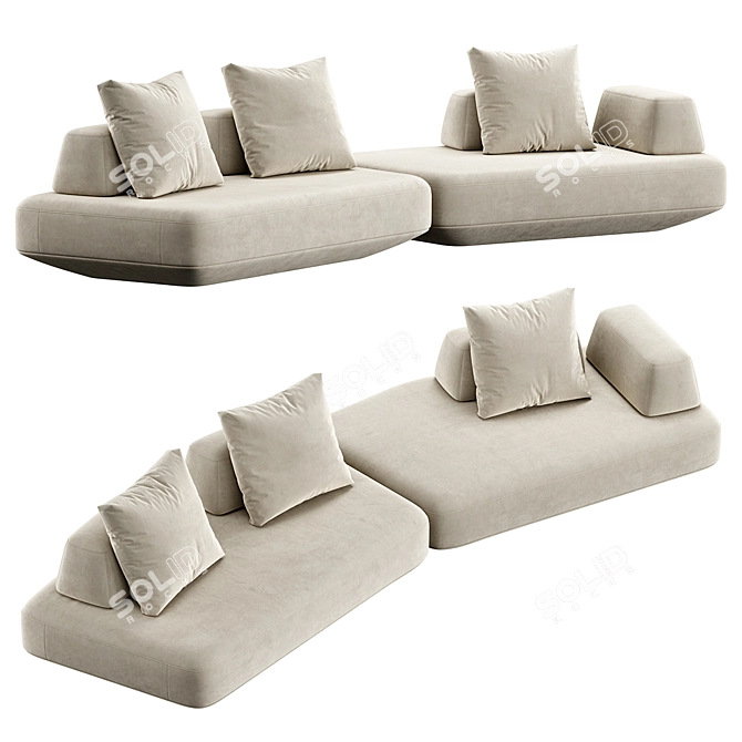  Joker Sofaclub Modular Sofa 3D model image 1