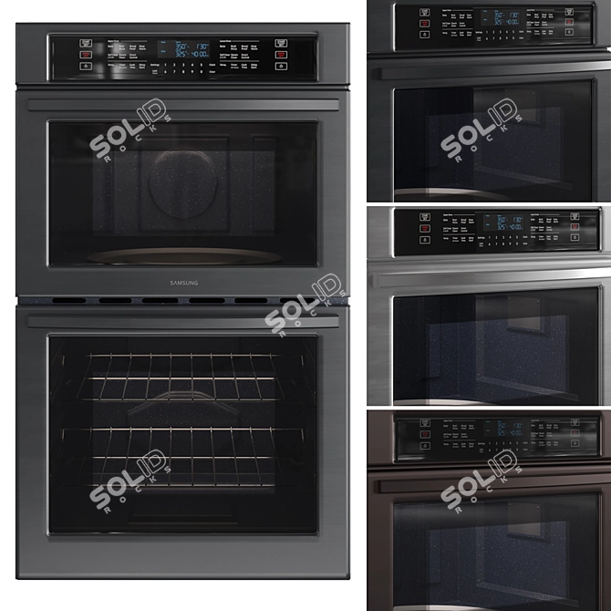 Samsung Kitchen Set in 3 Colors 3D model image 6