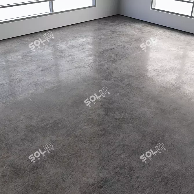 Polished Concrete Floor Kit 3D model image 5