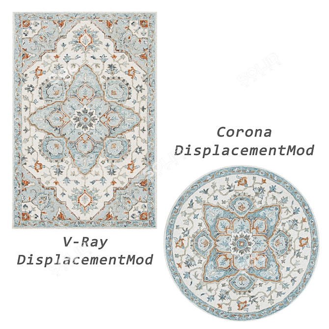 Versatile Rug Set for 3D 3D model image 3