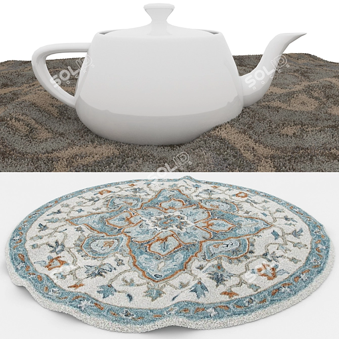 Versatile Rug Set for 3D 3D model image 4