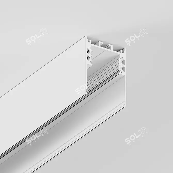 Versatile 39mm Low-Voltage Track 3D model image 4