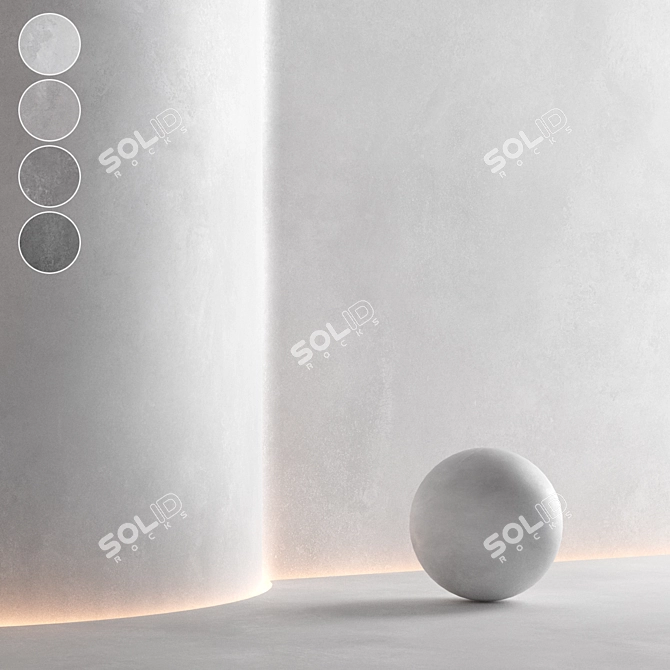 Luxury Plaster Texture Pack 3D model image 1