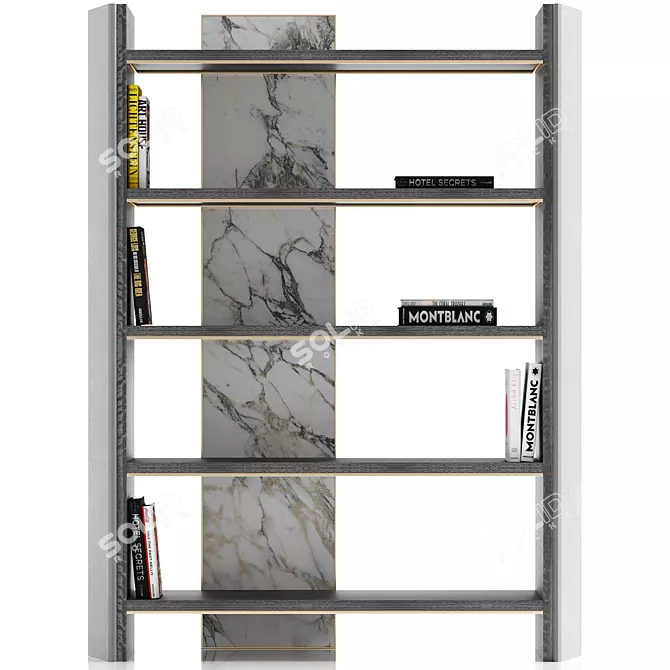  Luxxu Algerone Bookcase: Elegant Design 3D model image 2