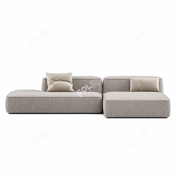 Lavsit Leman Modular Deep Sofa 3D model image 2