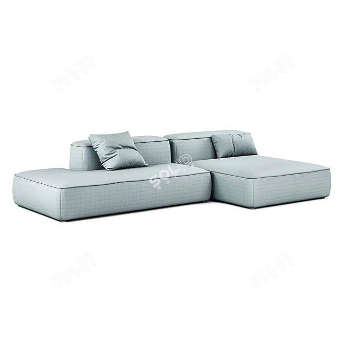 Lavsit Leman Modular Deep Sofa 3D model image 3