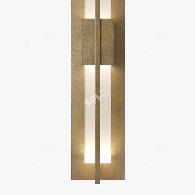 Versatile LED Double Axis Sconce 3D model image 4