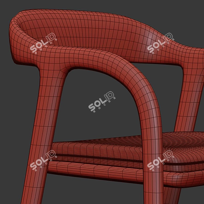 Artisan NEVA 53 Table and Chairs 3D model image 7