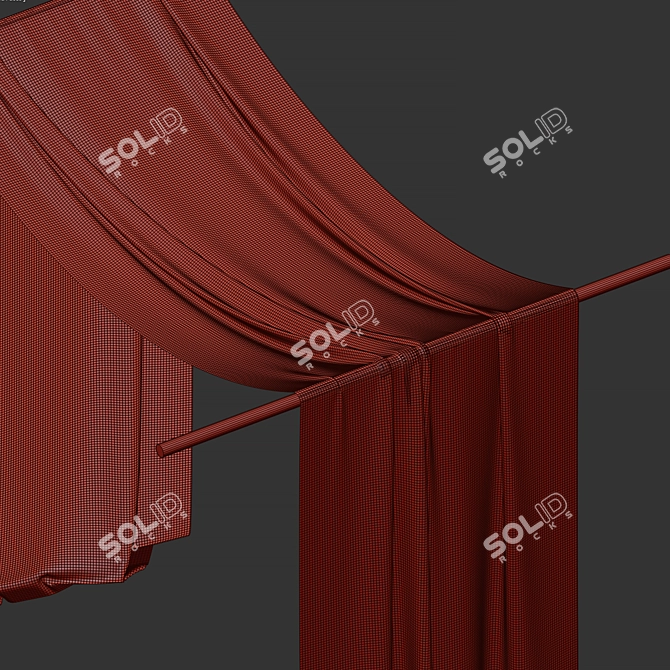 Roof Canopy Set 3D model image 6