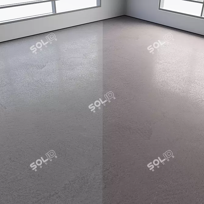 Colorful Seamless Polished Concrete Floor 3D model image 2