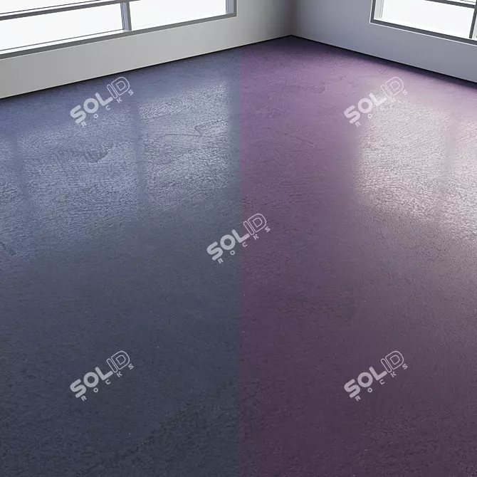 Colorful Seamless Polished Concrete Floor 3D model image 5