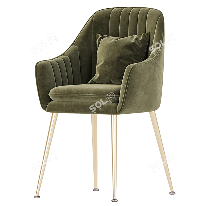 Luxury Chair Collection: Corona Render 3D model image 4