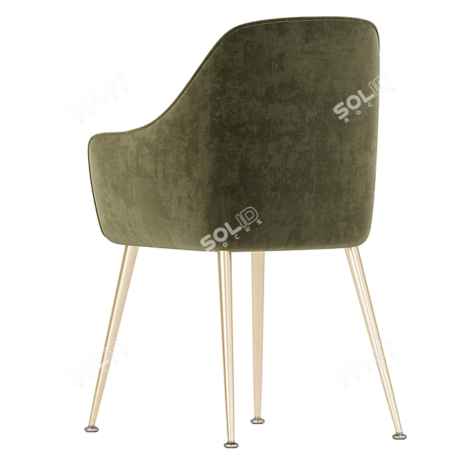 Luxury Chair Collection: Corona Render 3D model image 5