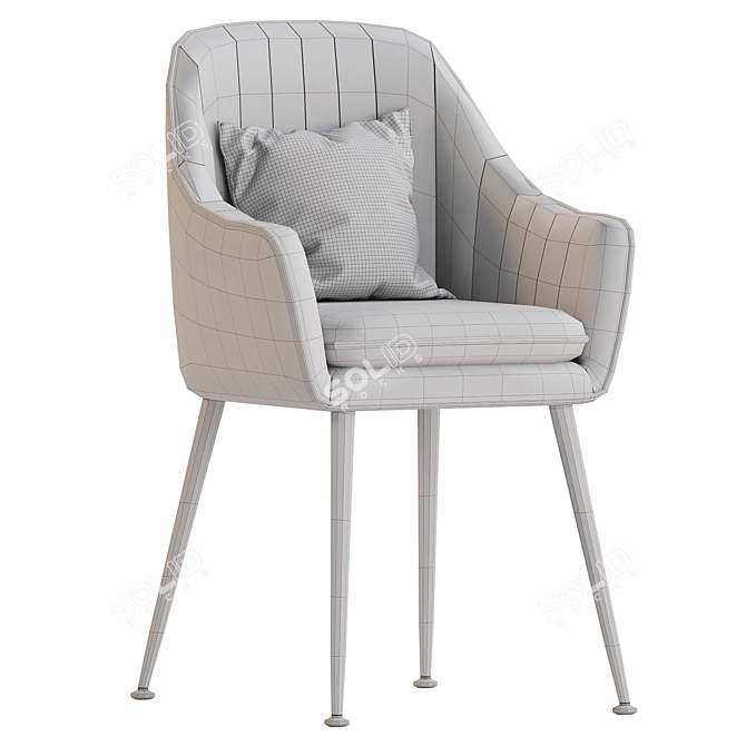 Luxury Chair Collection: Corona Render 3D model image 6