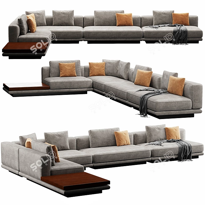 Luxury Minotti Horizonte Furniture Model 3D model image 4