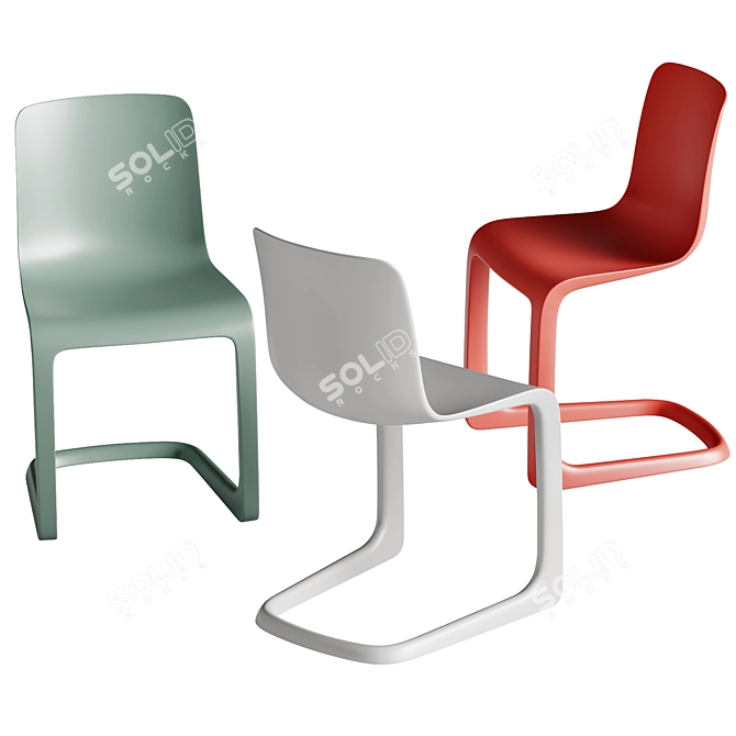 Luxury Comfort at Vitra EVO-C 3D model image 3