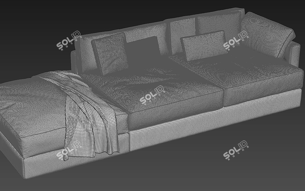 Lema Glee Sofa 3D Model 3D model image 7