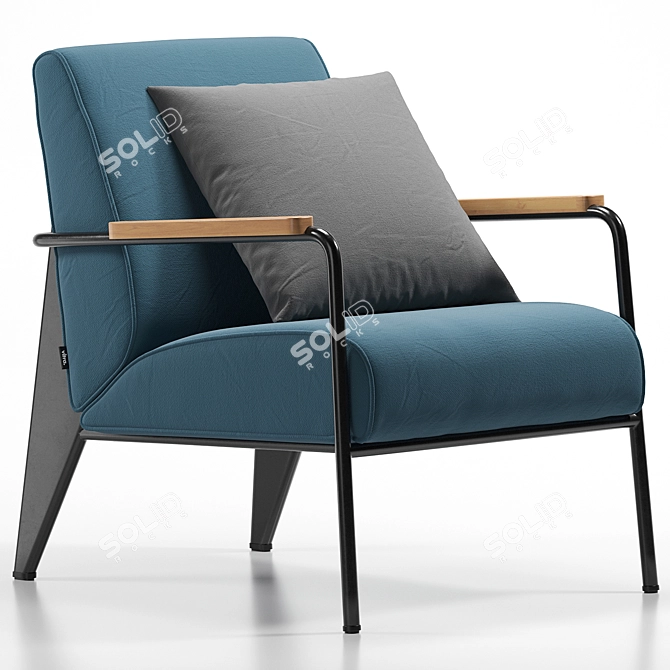 Vitra De Salon Armchair 2016 3D model image 1