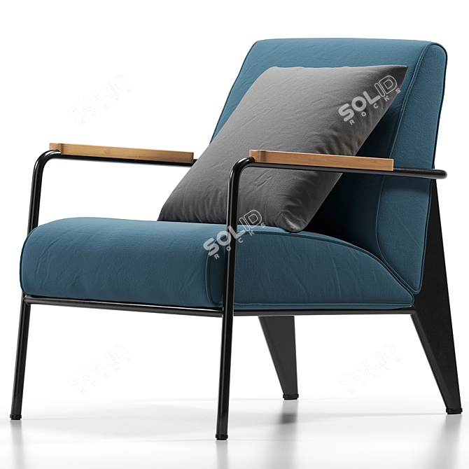 Vitra De Salon Armchair 2016 3D model image 4