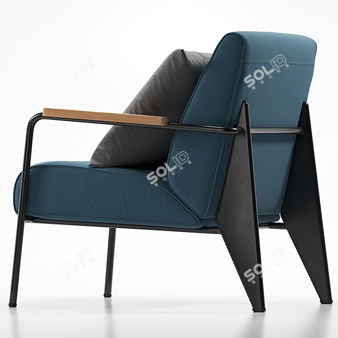 Vitra De Salon Armchair 2016 3D model image 6