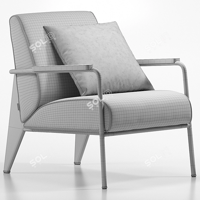 Vitra De Salon Armchair 2016 3D model image 7