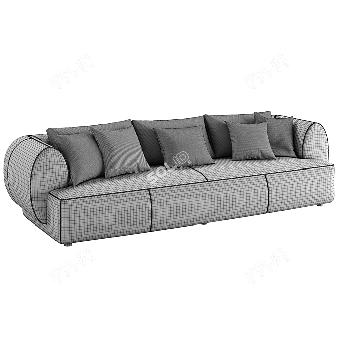 Sicis Botero 3 Seater Sofa 3D model image 4