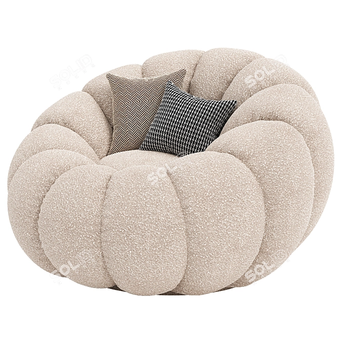 Cozy Cloud Armchair 2014 Edition 3D model image 1