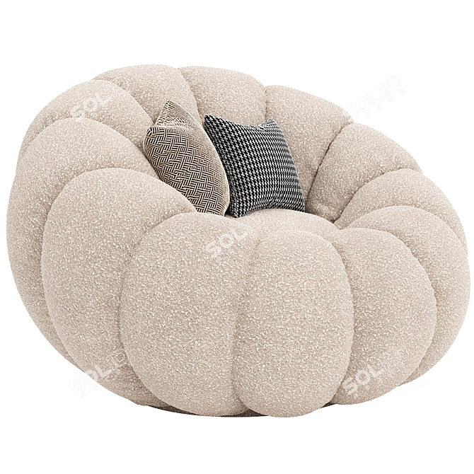 Cozy Cloud Armchair 2014 Edition 3D model image 2