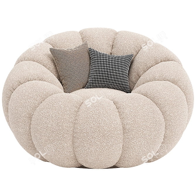 Cozy Cloud Armchair 2014 Edition 3D model image 3