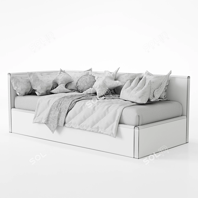 Child Bed 01 3D Model 3D model image 3