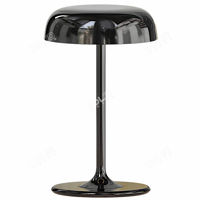 Sleek Modern Ode Desk Lamp 3D model image 1