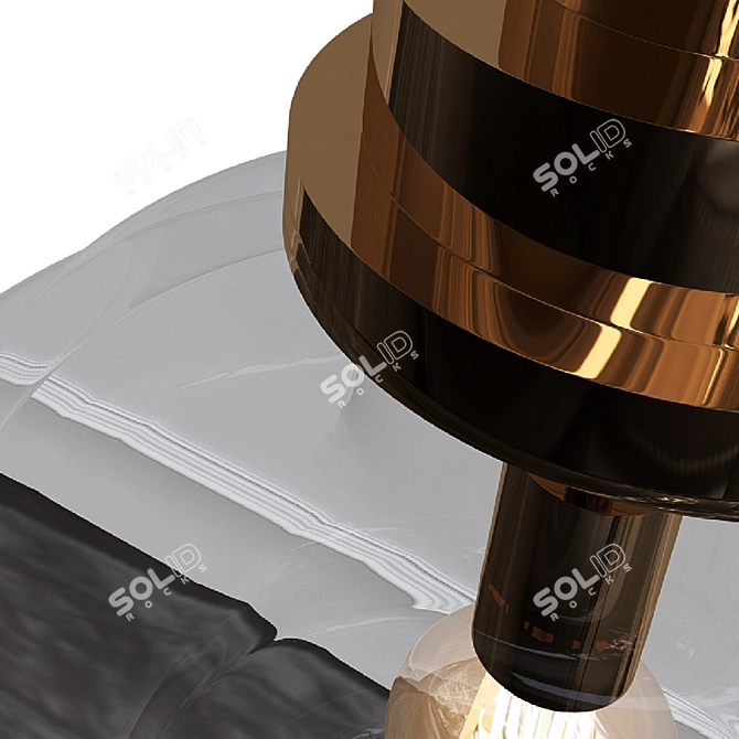 Modern Art Pendant Light Fixture 3D model image 2