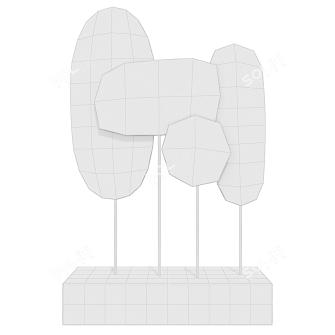 Basalto Sculpture: Detailed 3D Model 3D model image 2