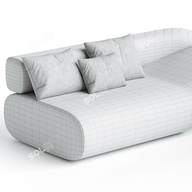 Modern Landscape Sofa 3D Model 3D model image 2