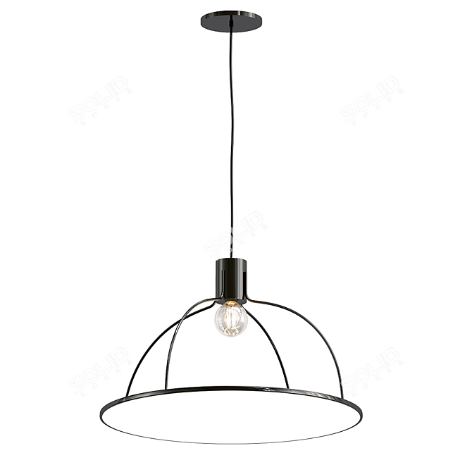 Modern Vray Lit Ceiling Pendant 3D model image 1