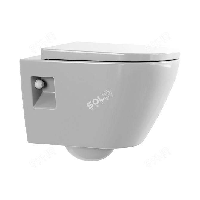 Duravit D-Neo Washdown Toilet 3D model image 2