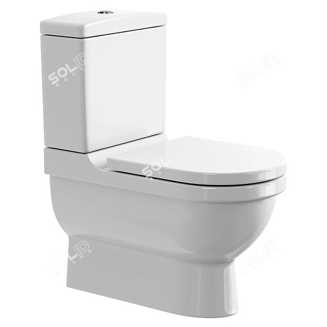 Duravit Starck 3 Toilet WonderGliss 3D model image 1