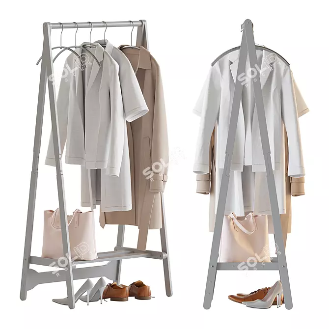 PAPPADO Floor Standing Hanger 3D model image 2