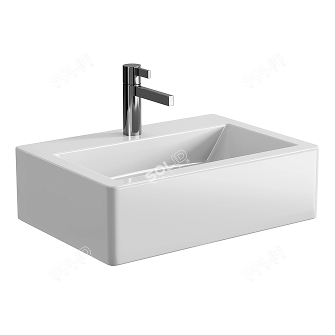 Modern Crosswater Gerona Basin - Sleek Elegance 3D model image 2