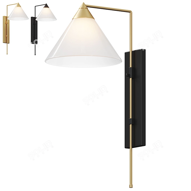 Elegant Visual Comfort Studio Sconce 3D model image 1