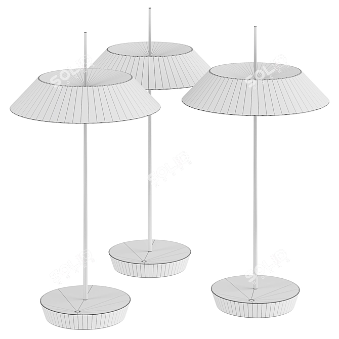 Elegant Mini Table Lamp 3D model image 3