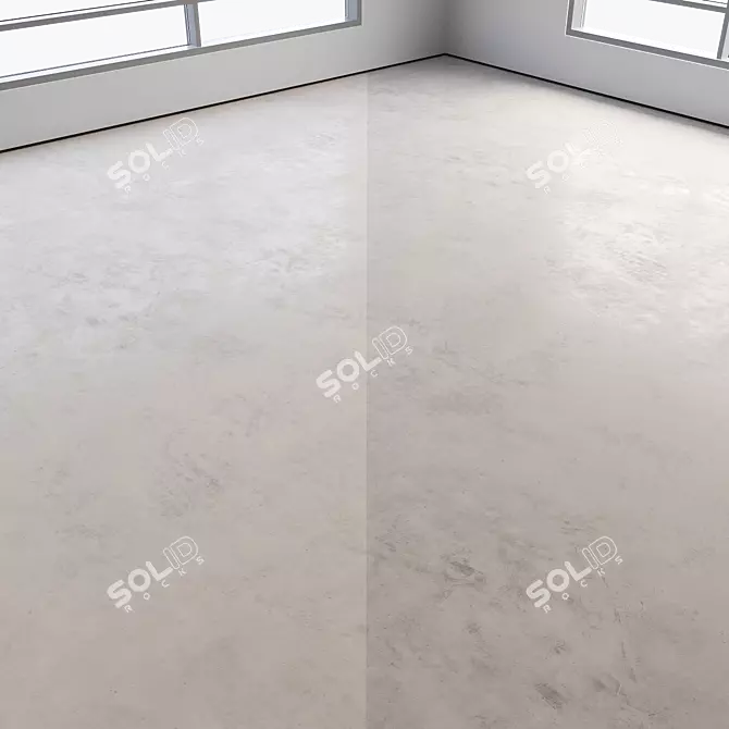 Multicolored Seamless Polished Concrete Floor 3D model image 5